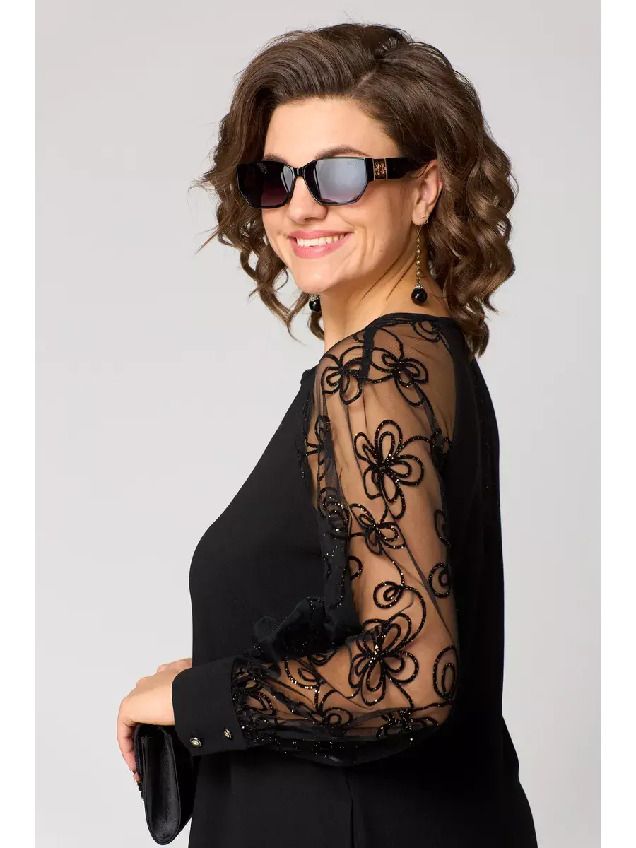 Imogen | Classic Dress with Lace Sleeves