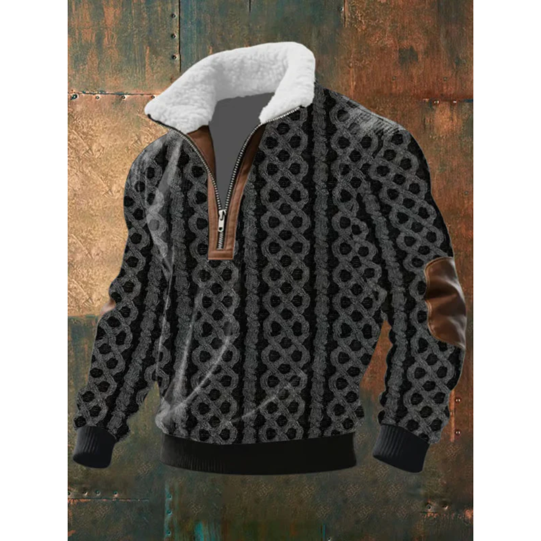 SILVORO | HIGH NECK FLEECE SWEATER