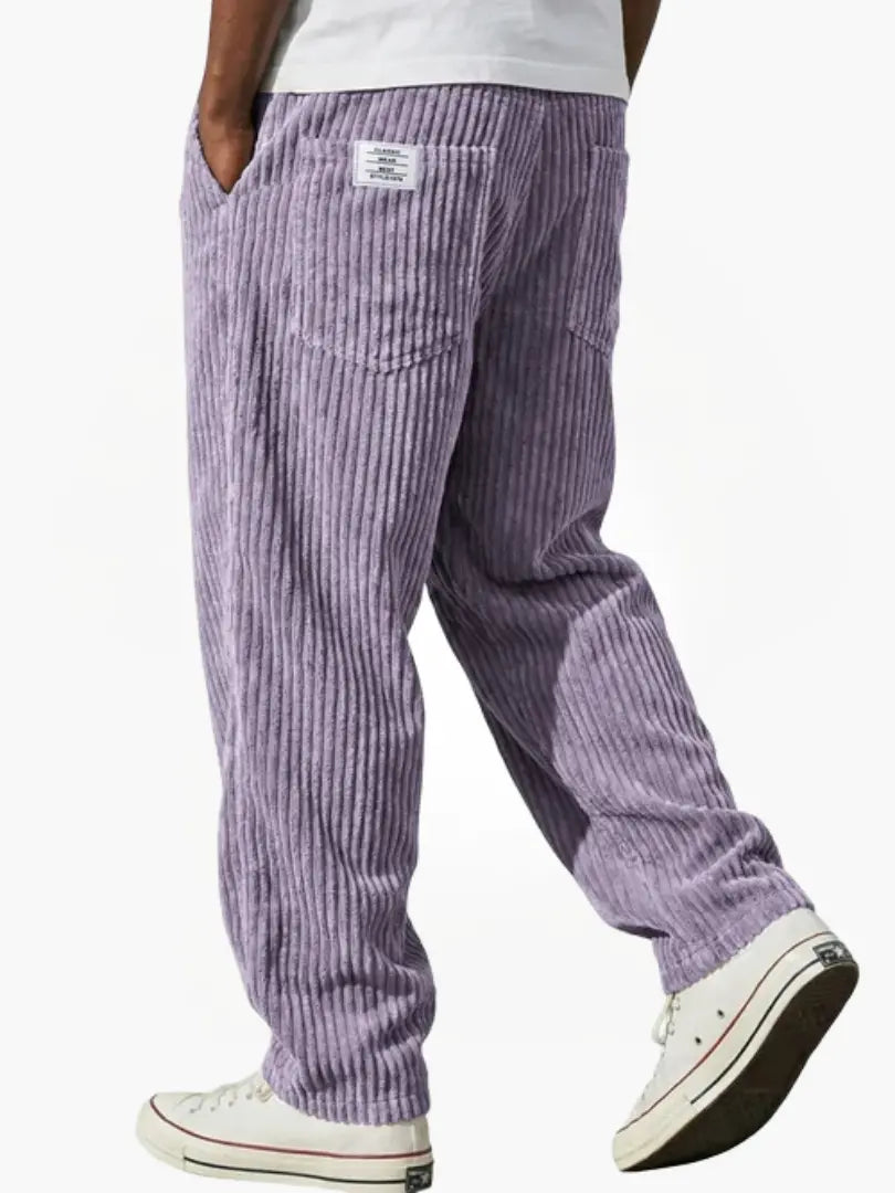 Faren - Textured Drawstring Trousers