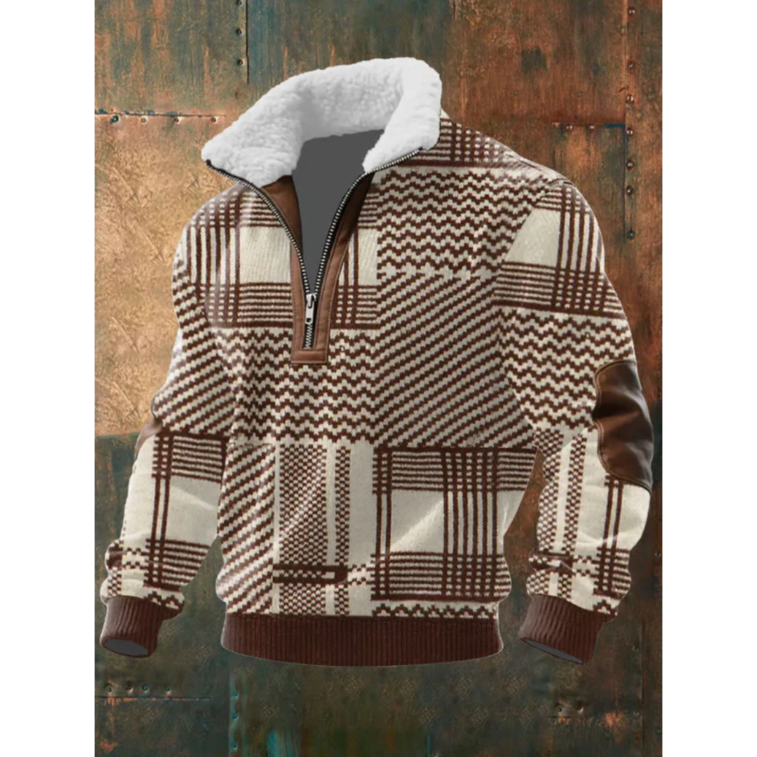 SILVORO | HIGH NECK FLEECE SWEATER