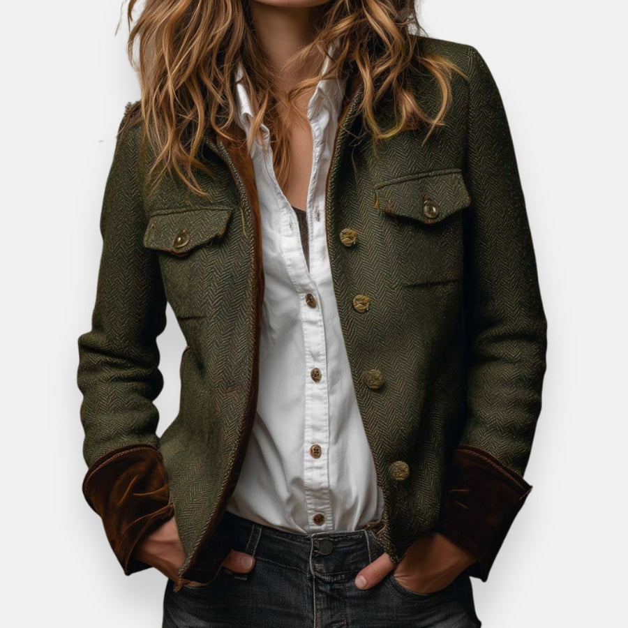 Addie | Jacket with Velvet Details