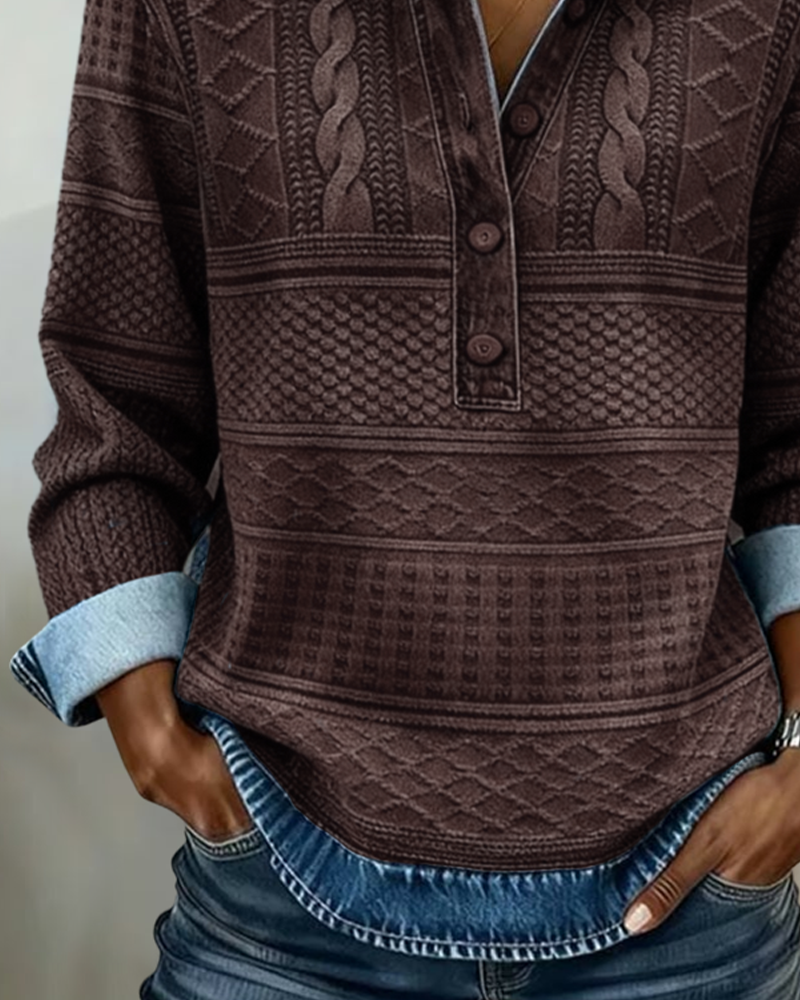 Orlissey - Textured Button-Up Shirt