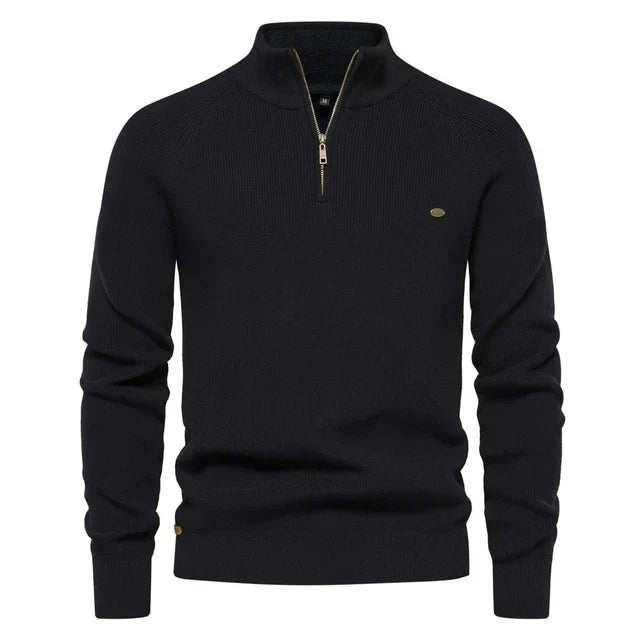 Steven® | Knitted Zip-Up Sweater