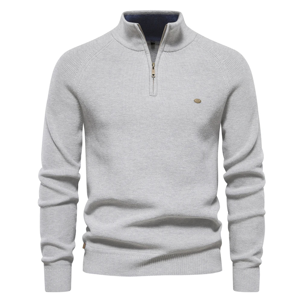 Steven® | Knitted Zip-Up Sweater