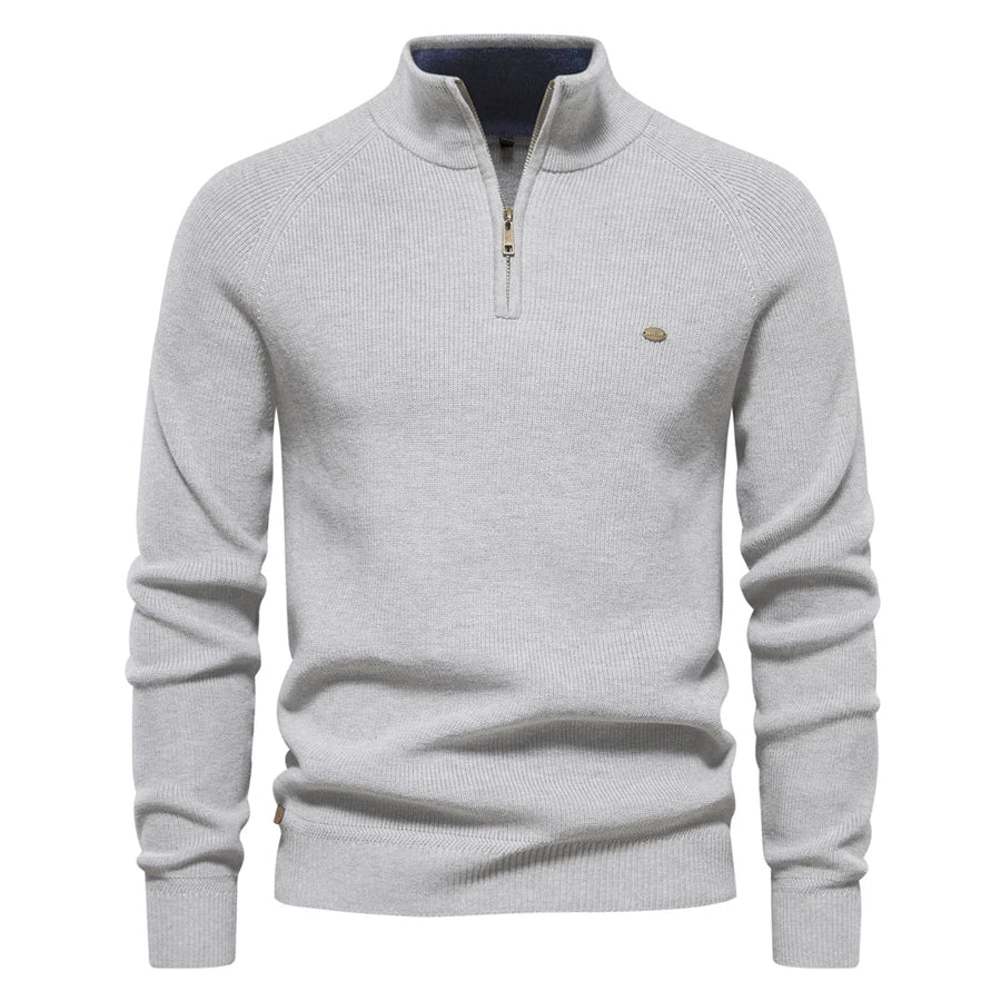Steven® | Knitted Zip-Up Sweater