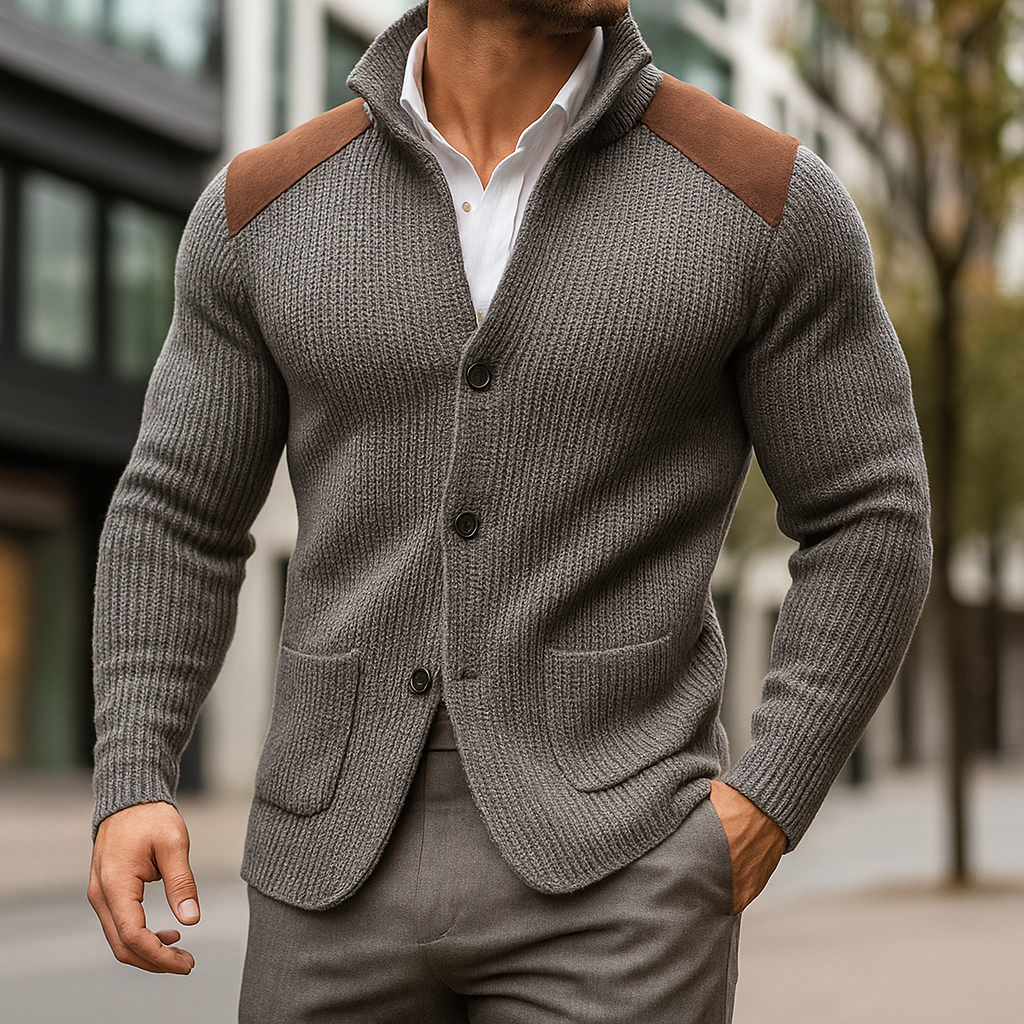 SILVORO | TEXTURED KNIT BLAZER