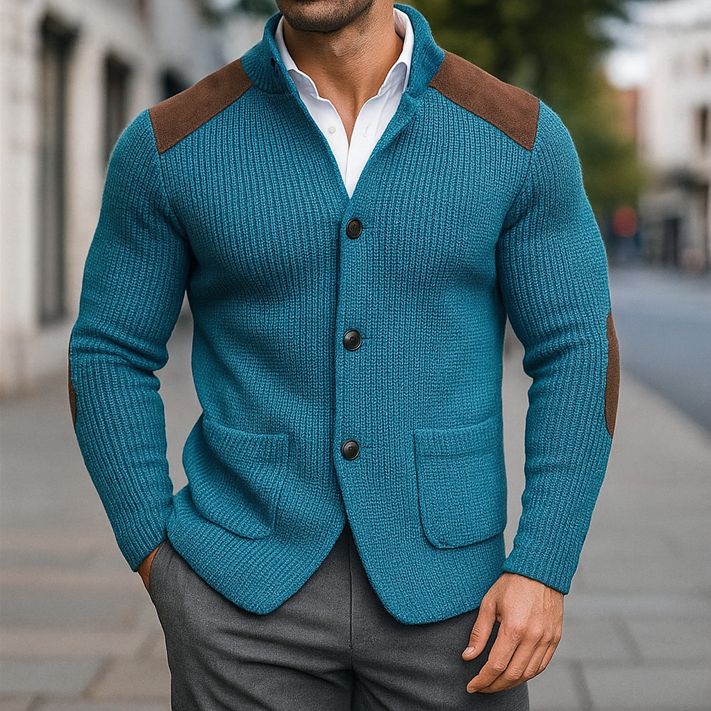 SILVORO | TEXTURED KNIT BLAZER