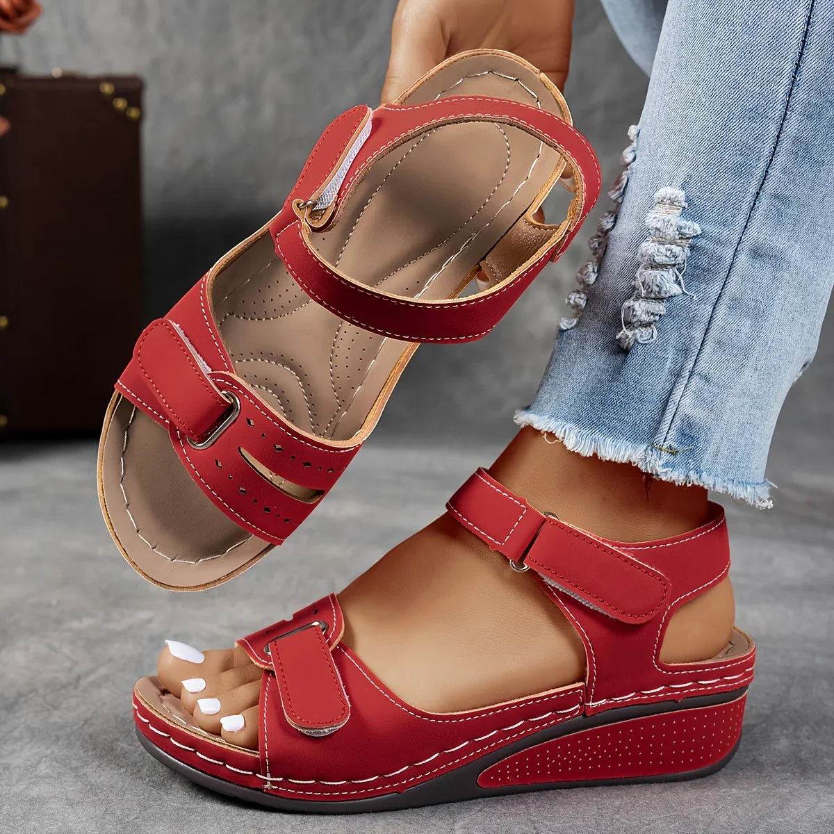 Reni™ | Casual Comfortable Sandals with Supportive Footbed