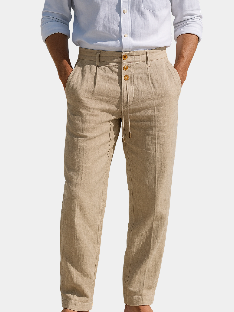 Kenneth - Lightweight Linen Trousers