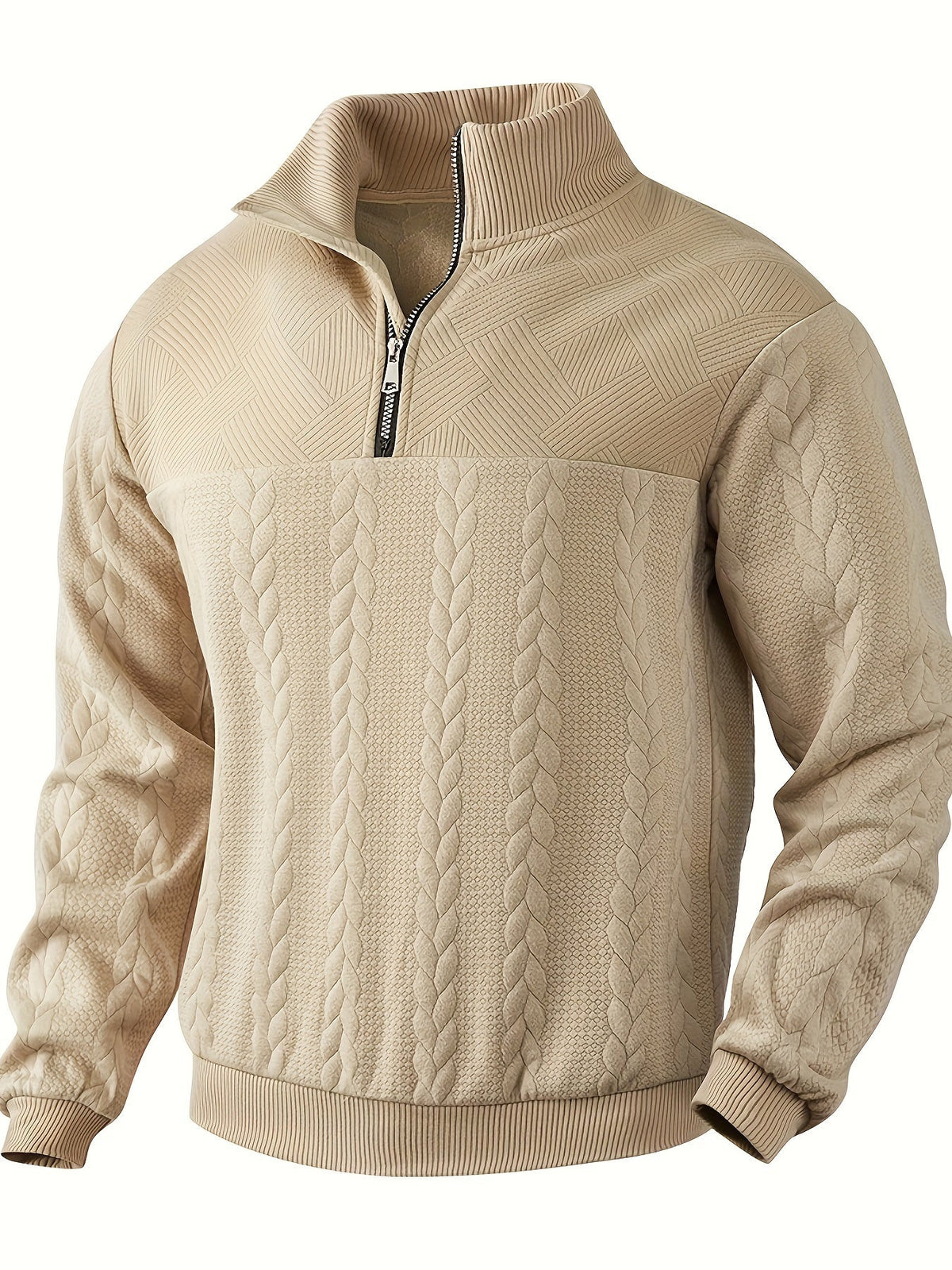 Benoît ™ | Vintage Zip-Up Sweater with Elegant Design