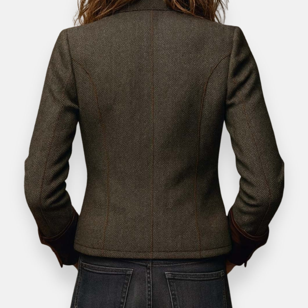 Addie | Jacket with Velvet Details