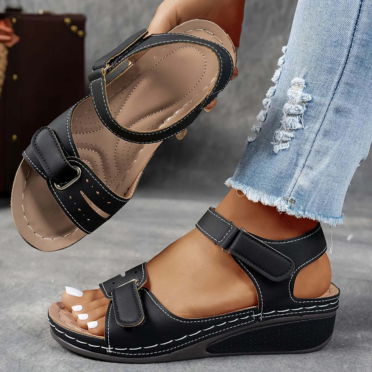 Reni™ | Casual Comfortable Sandals with Supportive Footbed