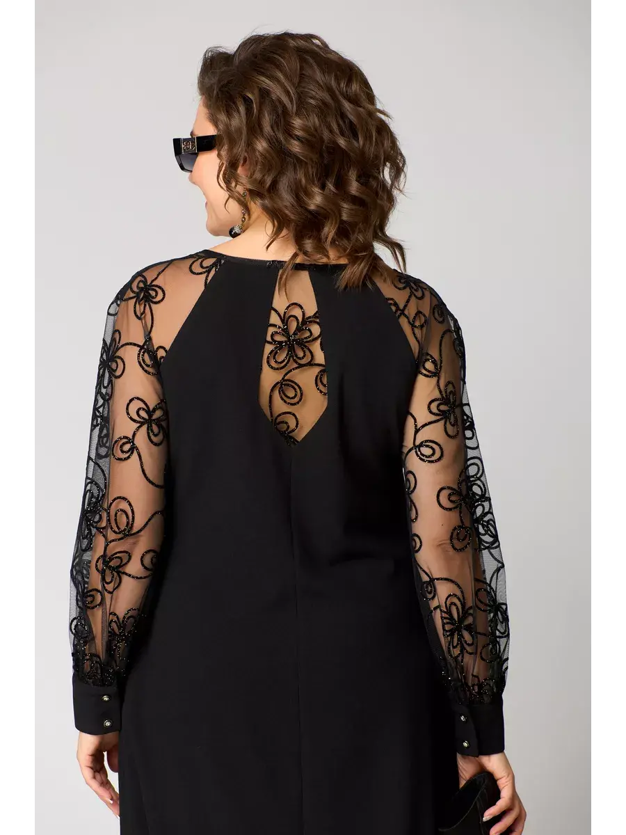 Imogen | Classic Dress with Lace Sleeves
