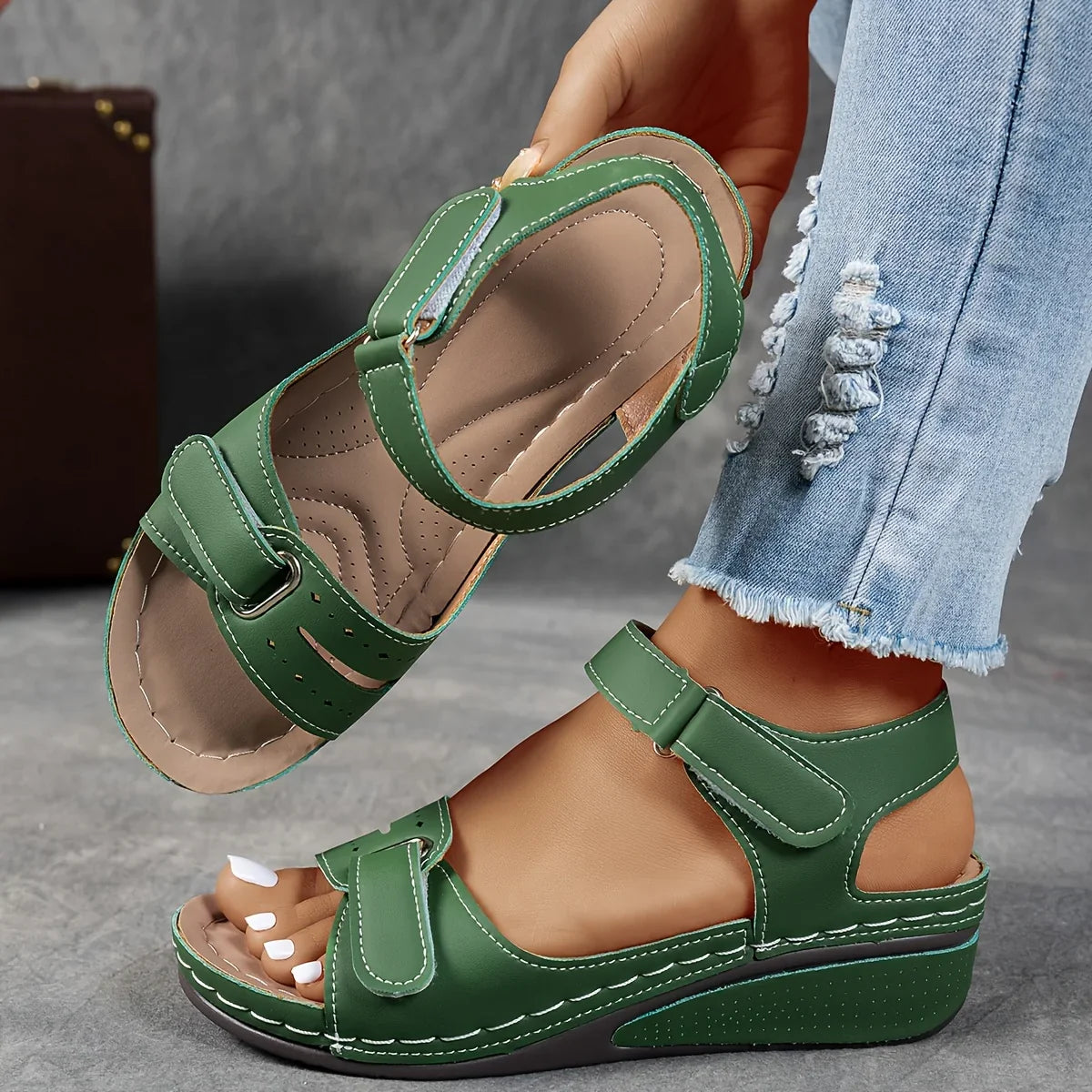 Reni™ | Casual Comfortable Sandals with Supportive Footbed