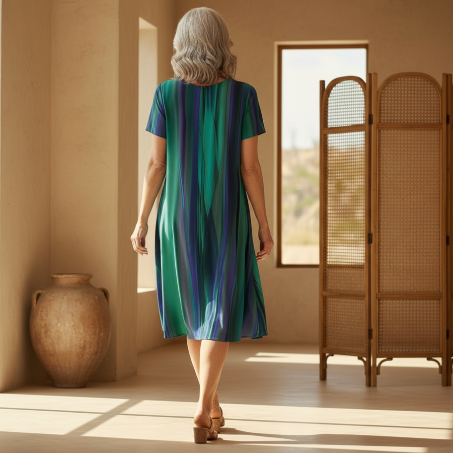 Bernadette | Casual Boho Gradient Dress