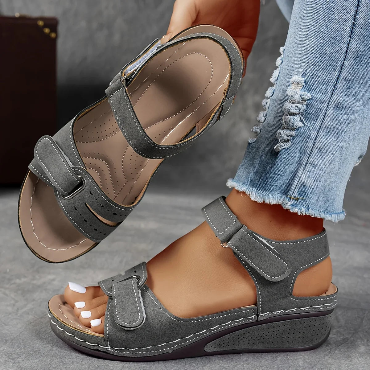 Reni™ | Casual Comfortable Sandals with Supportive Footbed