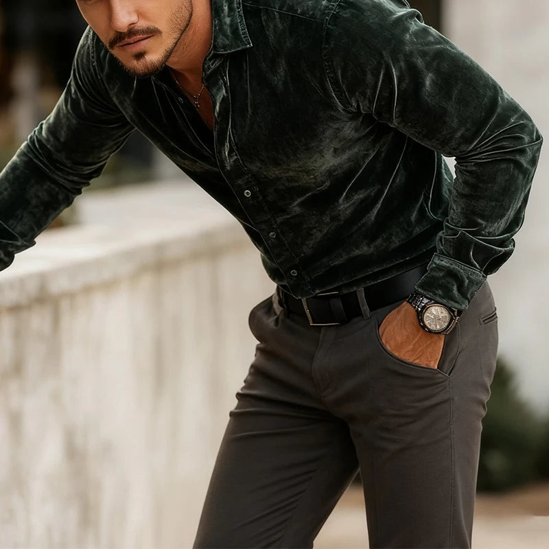 Bren - Lustrous Tailored Shirt