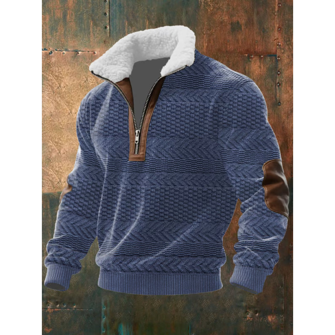 SILVORO | HIGH NECK FLEECE SWEATER
