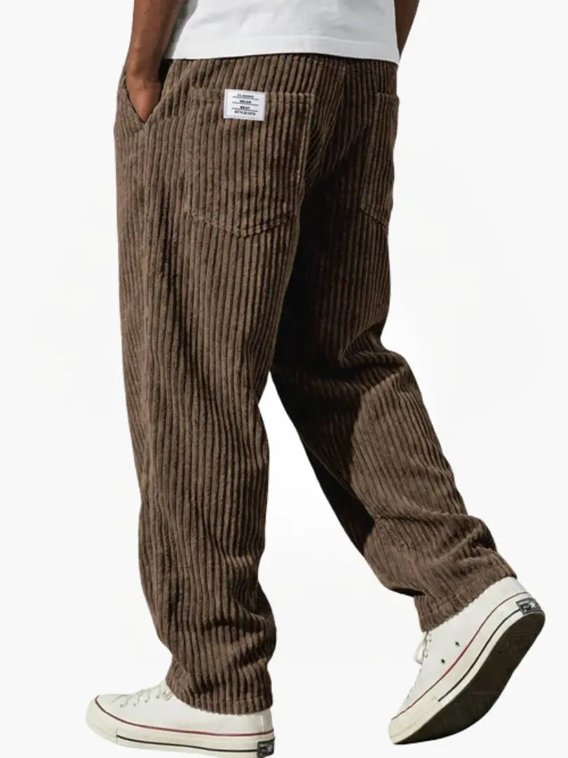 Faren - Textured Drawstring Trousers