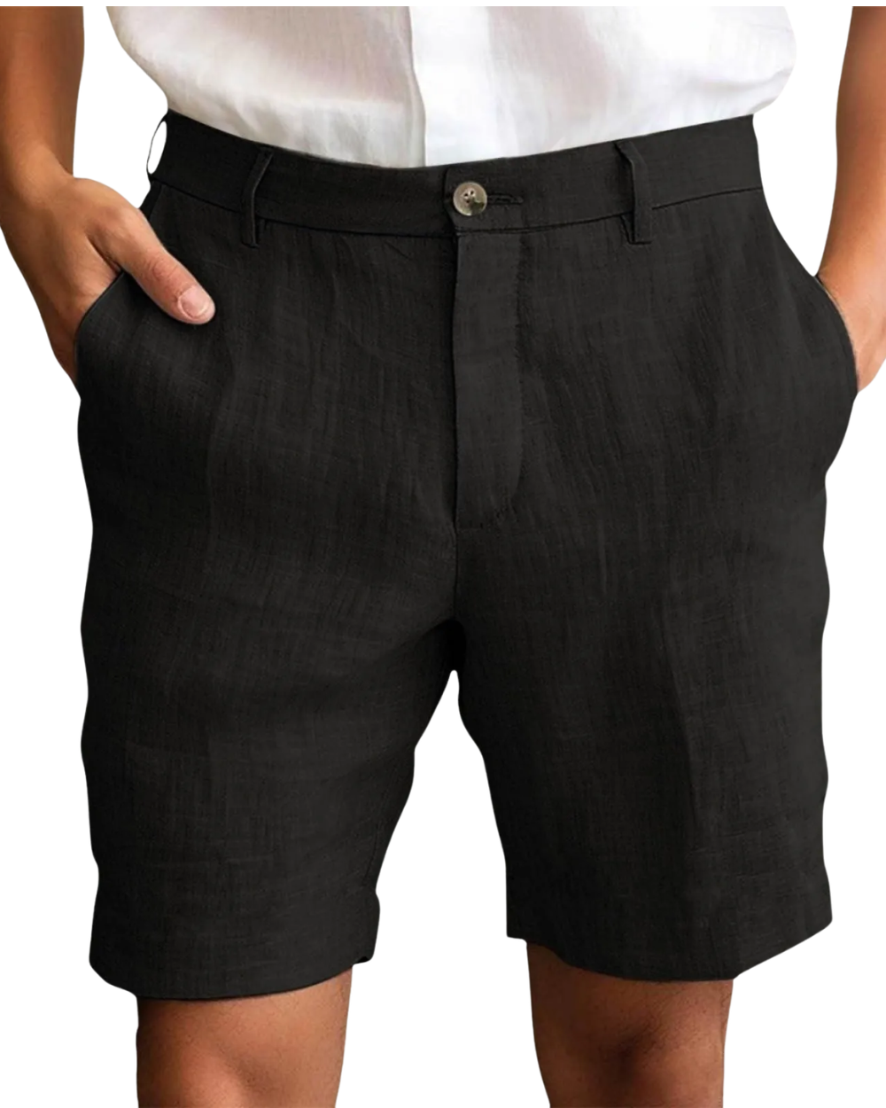 Calen - Tailored Linen Shorts
