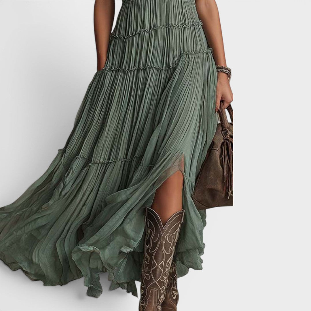 Alexa - Soft-Touch Boho Maxi Dress
