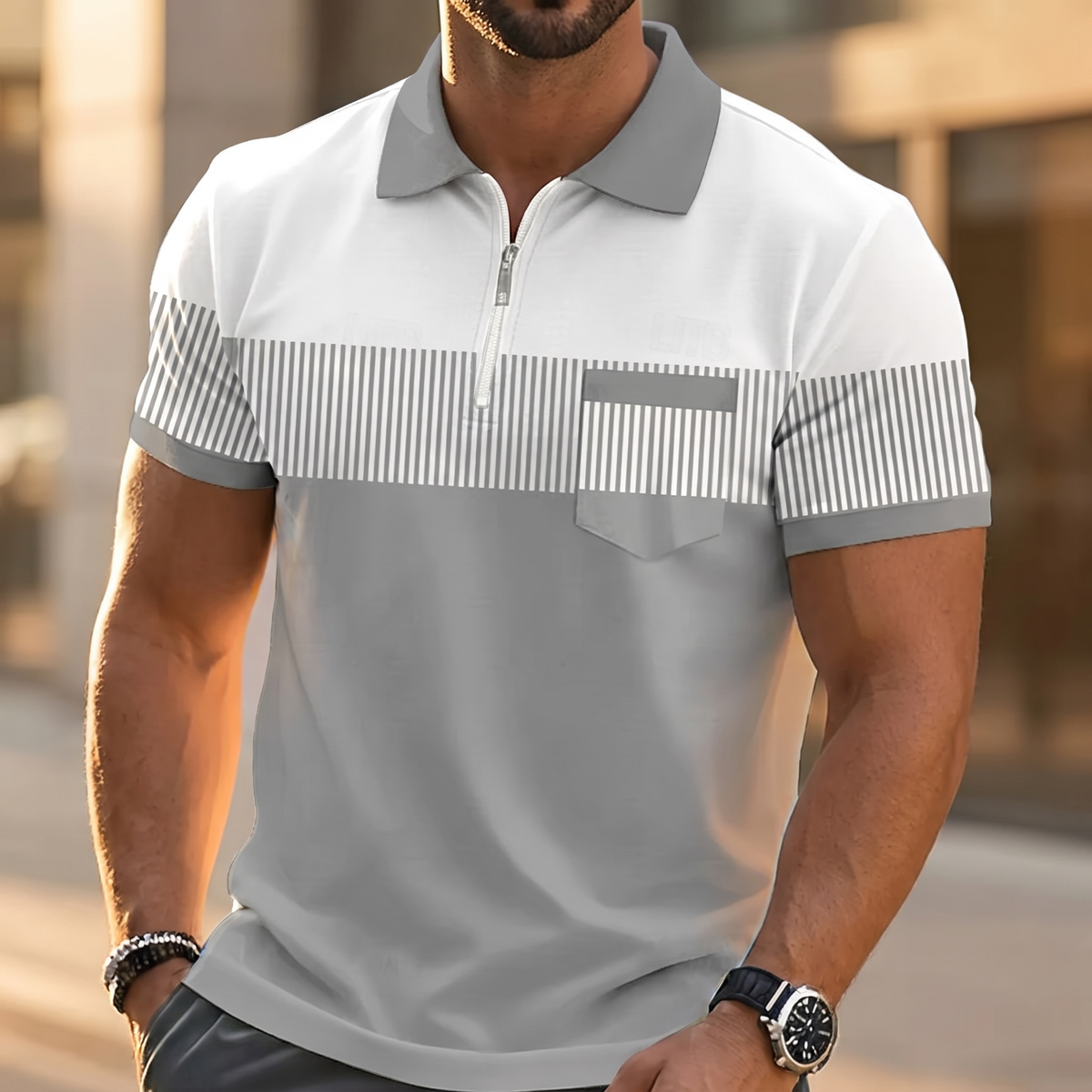 Kellon Zip-Collar Polo