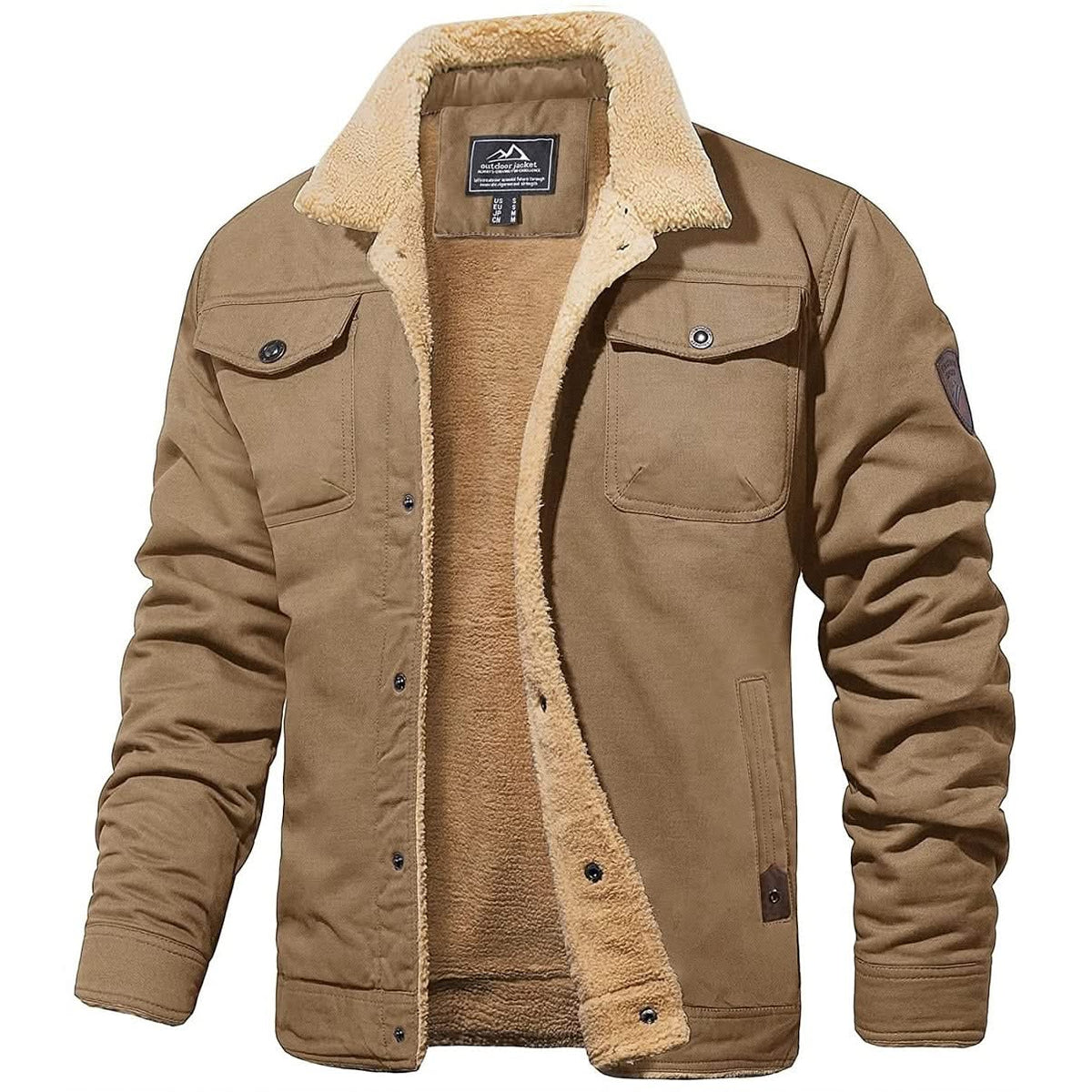 CASEY | FLEECE BOMBER JACKET