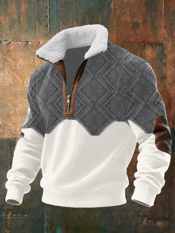 SILVORO | HIGH NECK FLEECE SWEATER