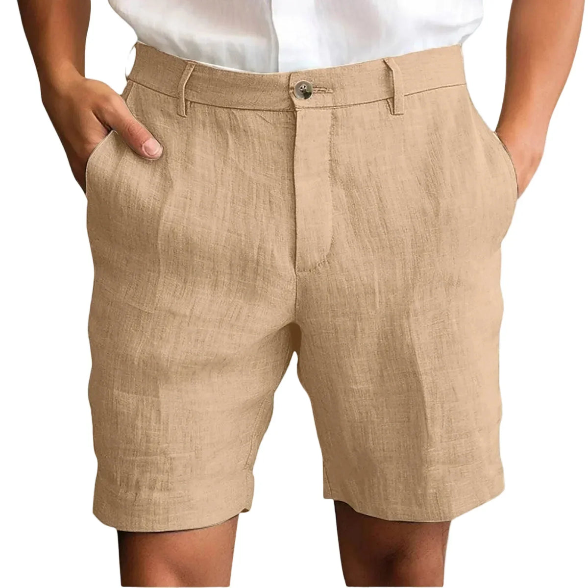 Calen - Tailored Linen Shorts