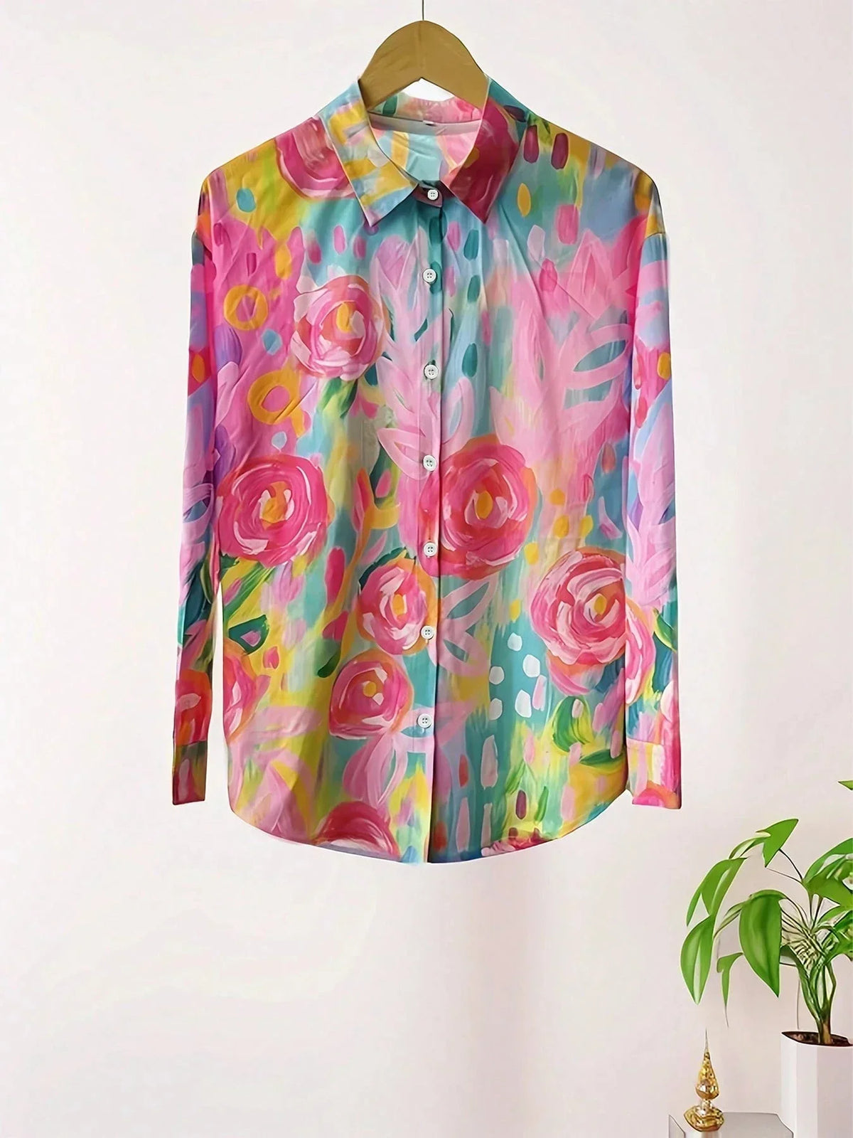 Elsie | Colourful Pattern Blouse