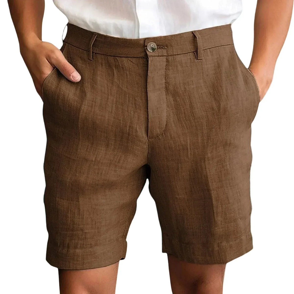 Calen - Tailored Linen Shorts