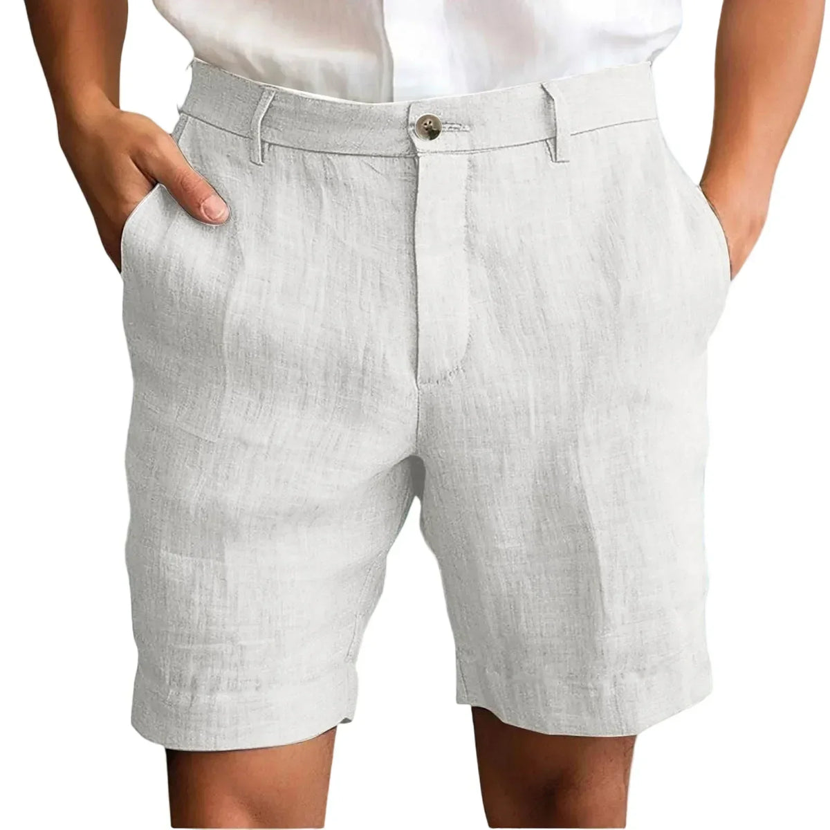 Calen - Tailored Linen Shorts