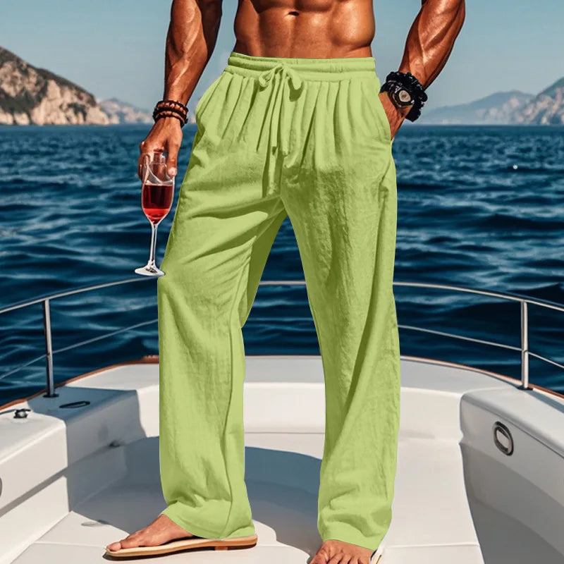 Pierce - Breezy Drawstring Trousers