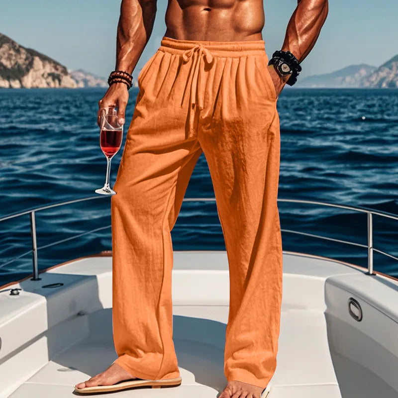 Pierce - Breezy Drawstring Trousers