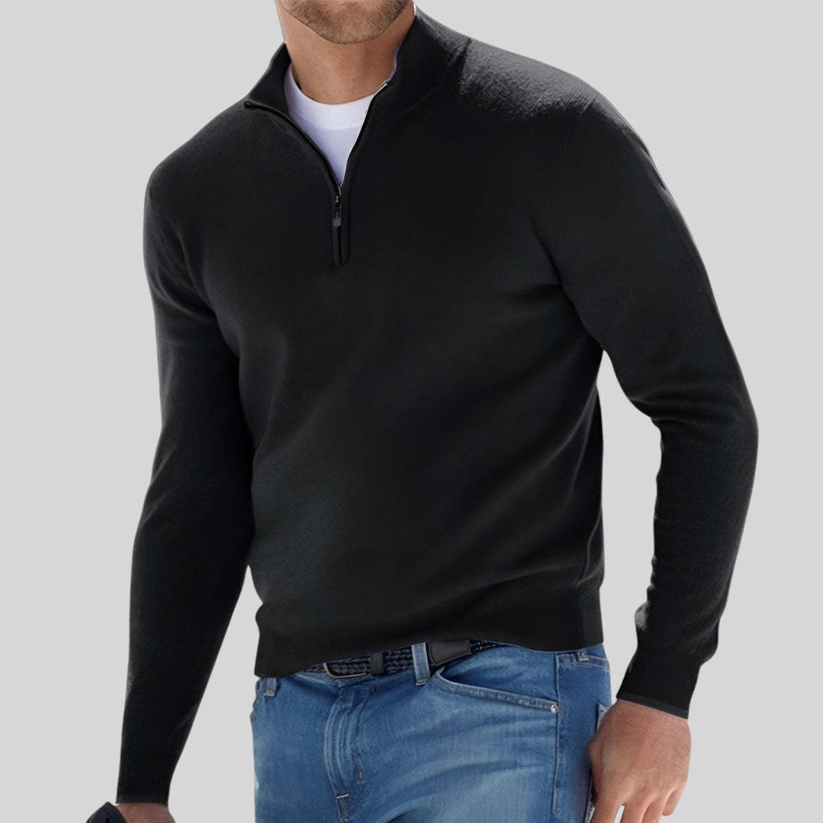LEO | Warm Pullover with Zipper