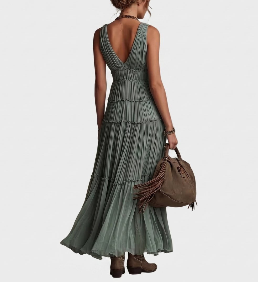 Alexa - Soft-Touch Boho Maxi Dress