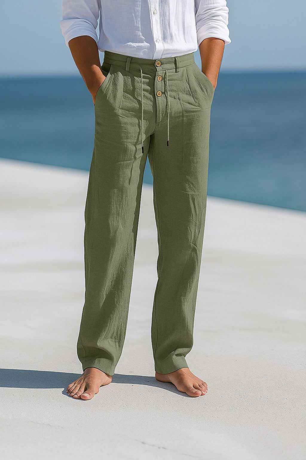Kenneth - Lightweight Linen Trousers