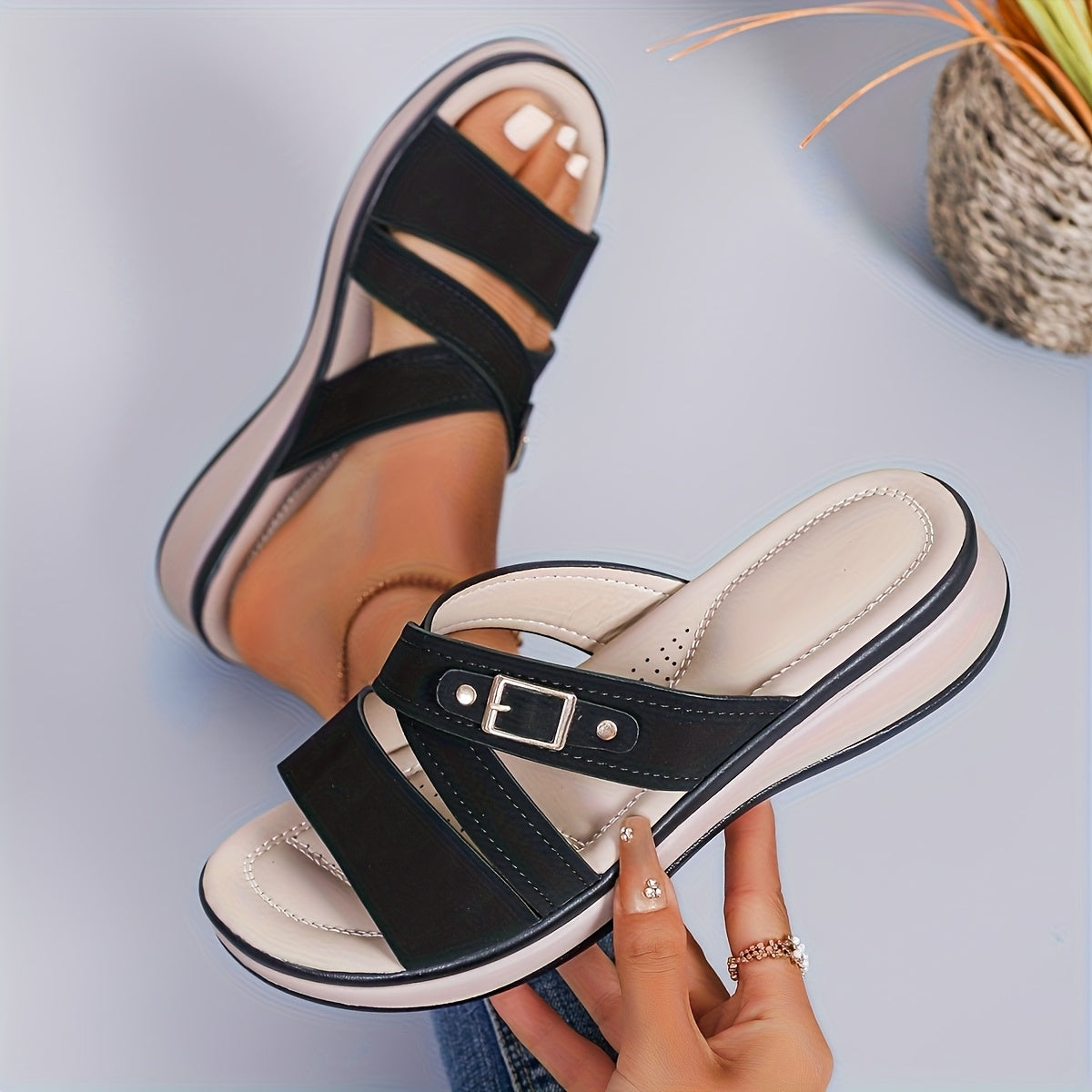 Carol | Comfortable Slip-On Sandals