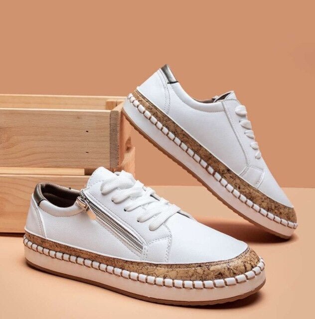 Oluchi™  Floral Zipper Sneakers
