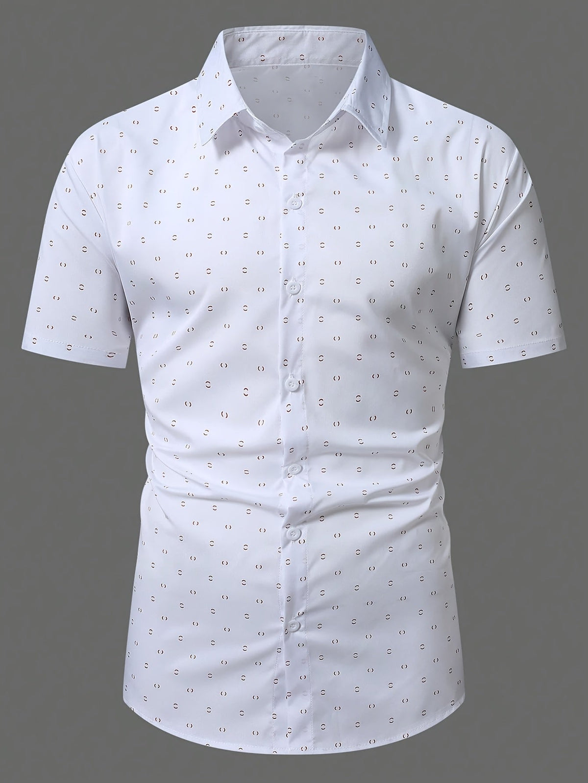 Rowen - Soft-Touch Printed Short-Sleeve Shirt