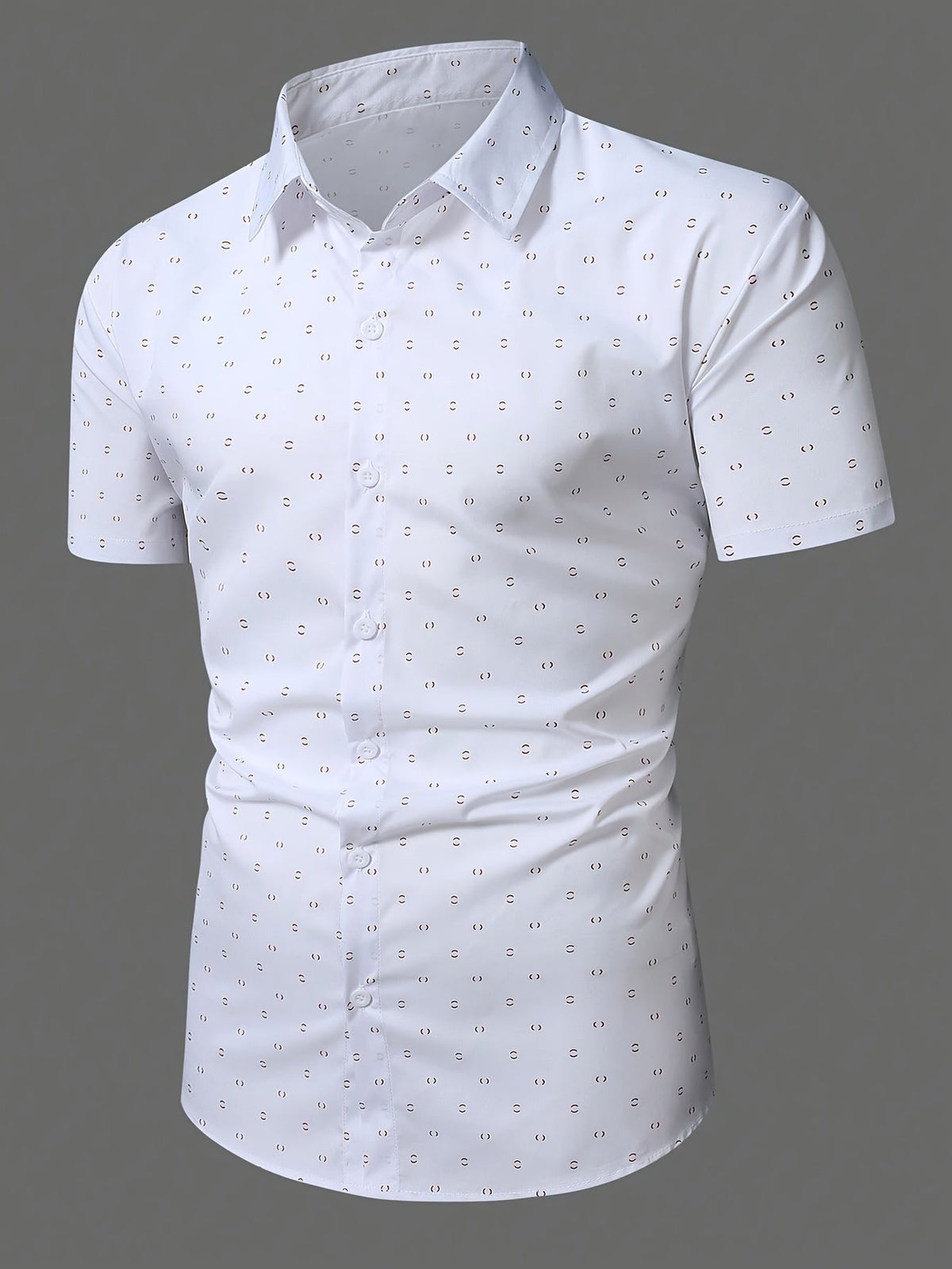 Rowen - Soft-Touch Printed Short-Sleeve Shirt