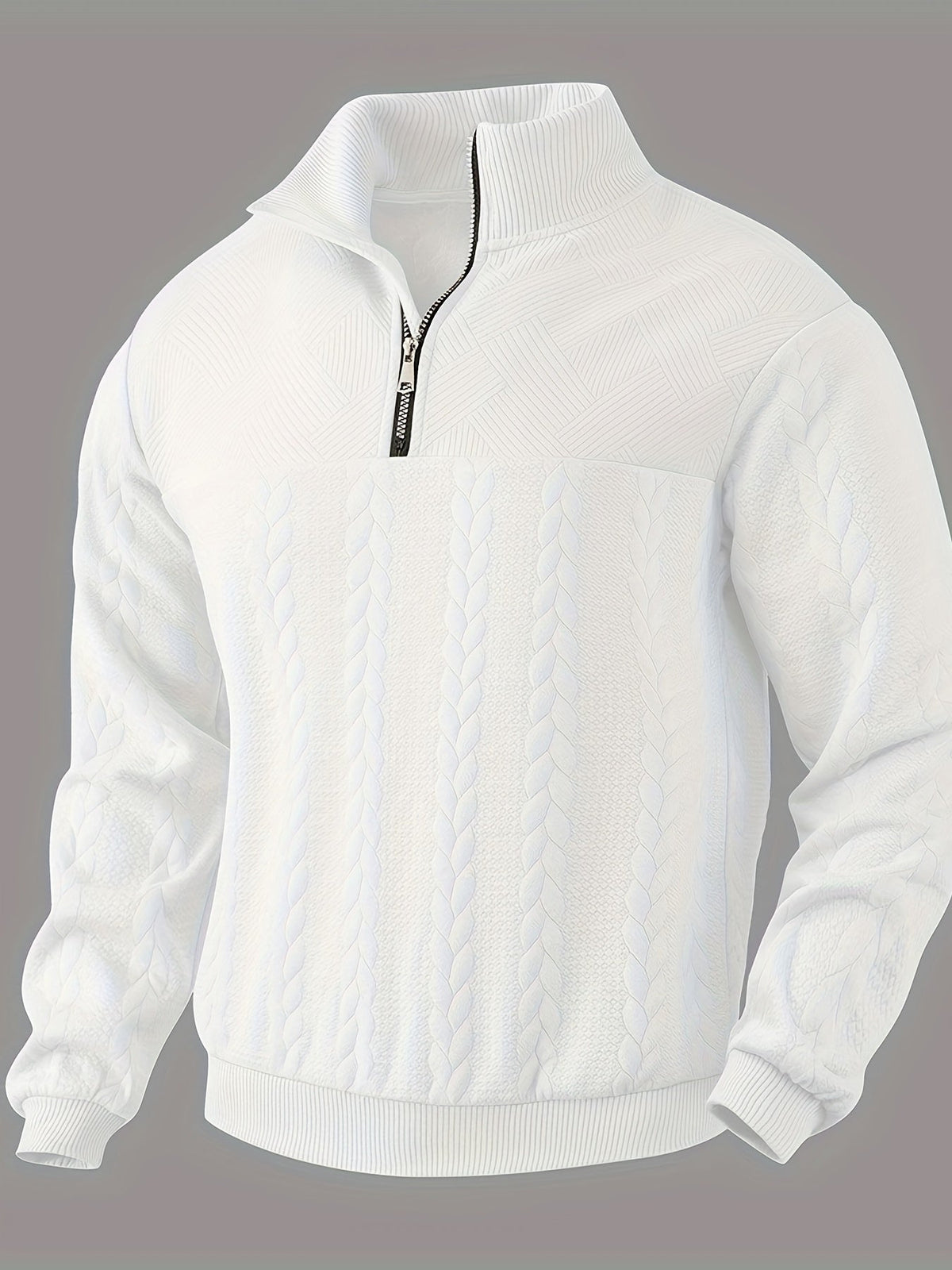 Benoît ™ | Vintage Zip-Up Sweater with Elegant Design