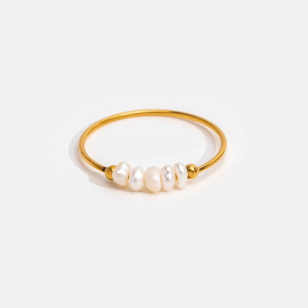 ELISE – PEARL ACCENT RING