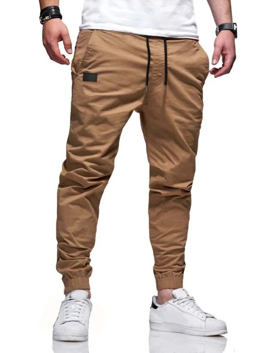 Xavier - Drawstring Tapered Jogger Trousers