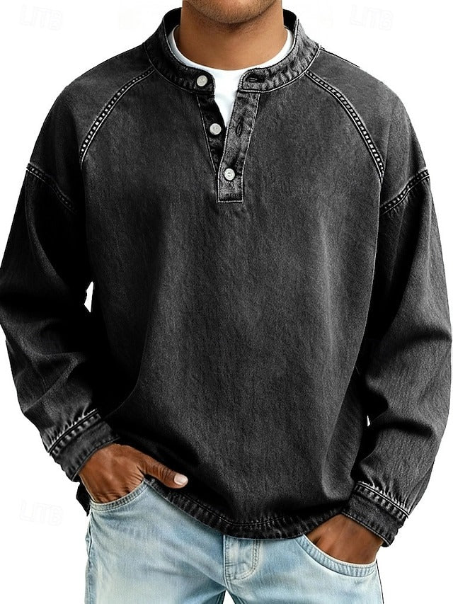 Calor - Soft-Touch Henley Shirt