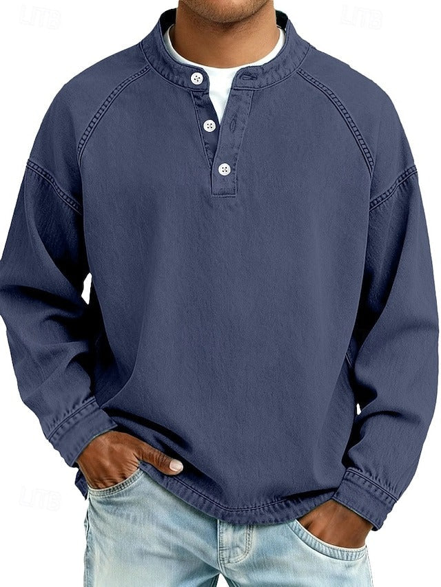 Calor - Soft-Touch Henley Shirt