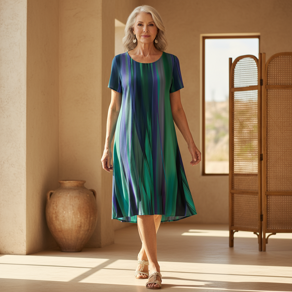 Bernadette | Casual Boho Gradient Dress