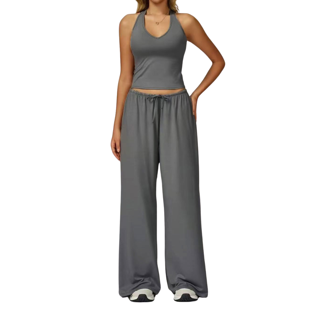 REEVA™ – Cooling Wide-Leg Sweatsuit Set