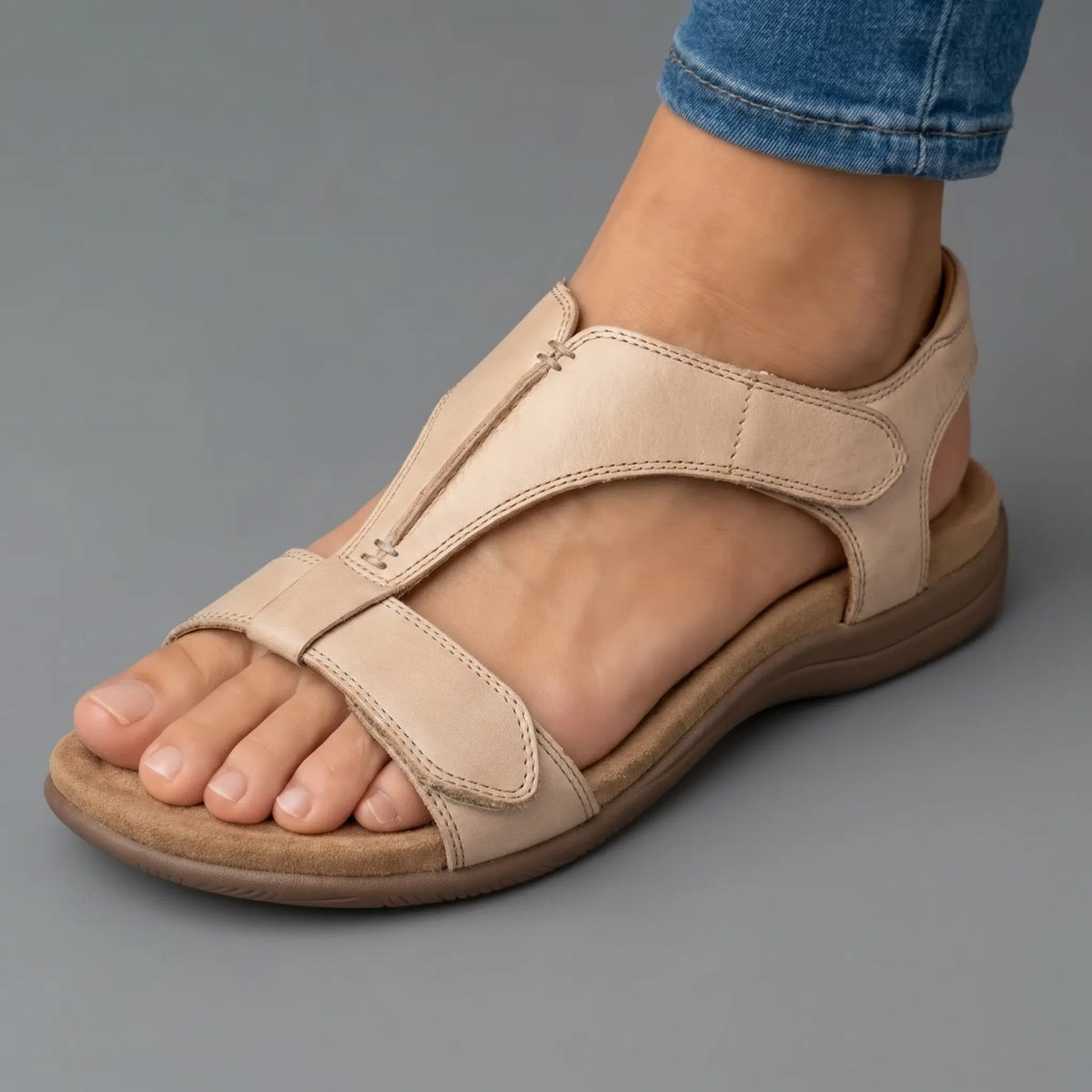 Lara | Orthopedic Leather Strap Sandals