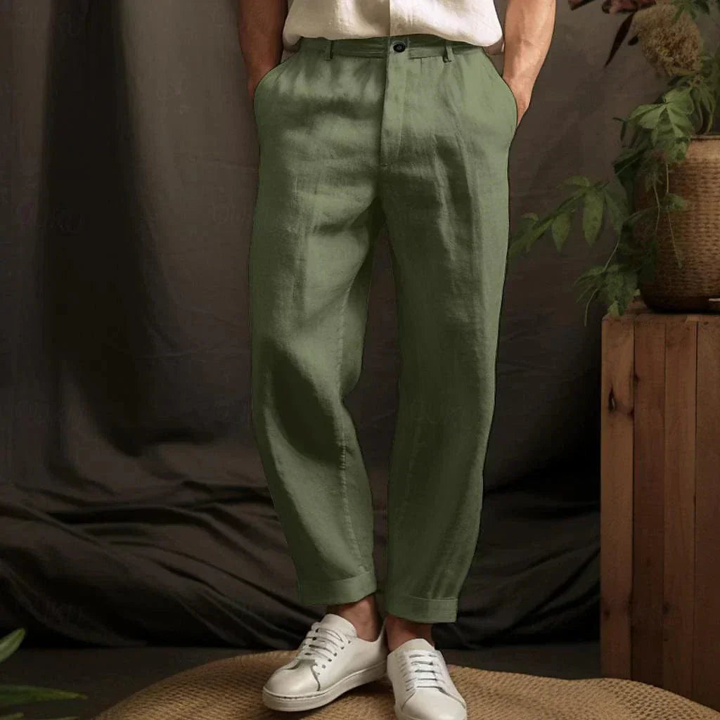 Yorick - Breathable Linen Drawstring Pants